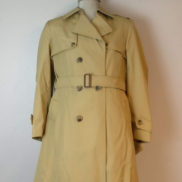 CREATION MICHAEL Other - XDouble Breasted belted Long Trench Coat, Made in Poland,Pocket Nova Check Lined